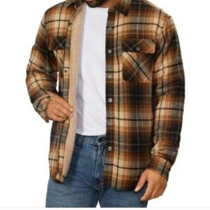 Grizzly Mountain Men's Flannel Shirt Jacket